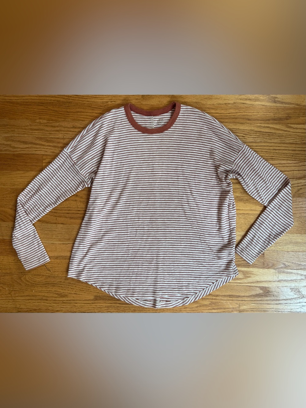 Aerie Real Soft Striped Long-Sleeve Tee